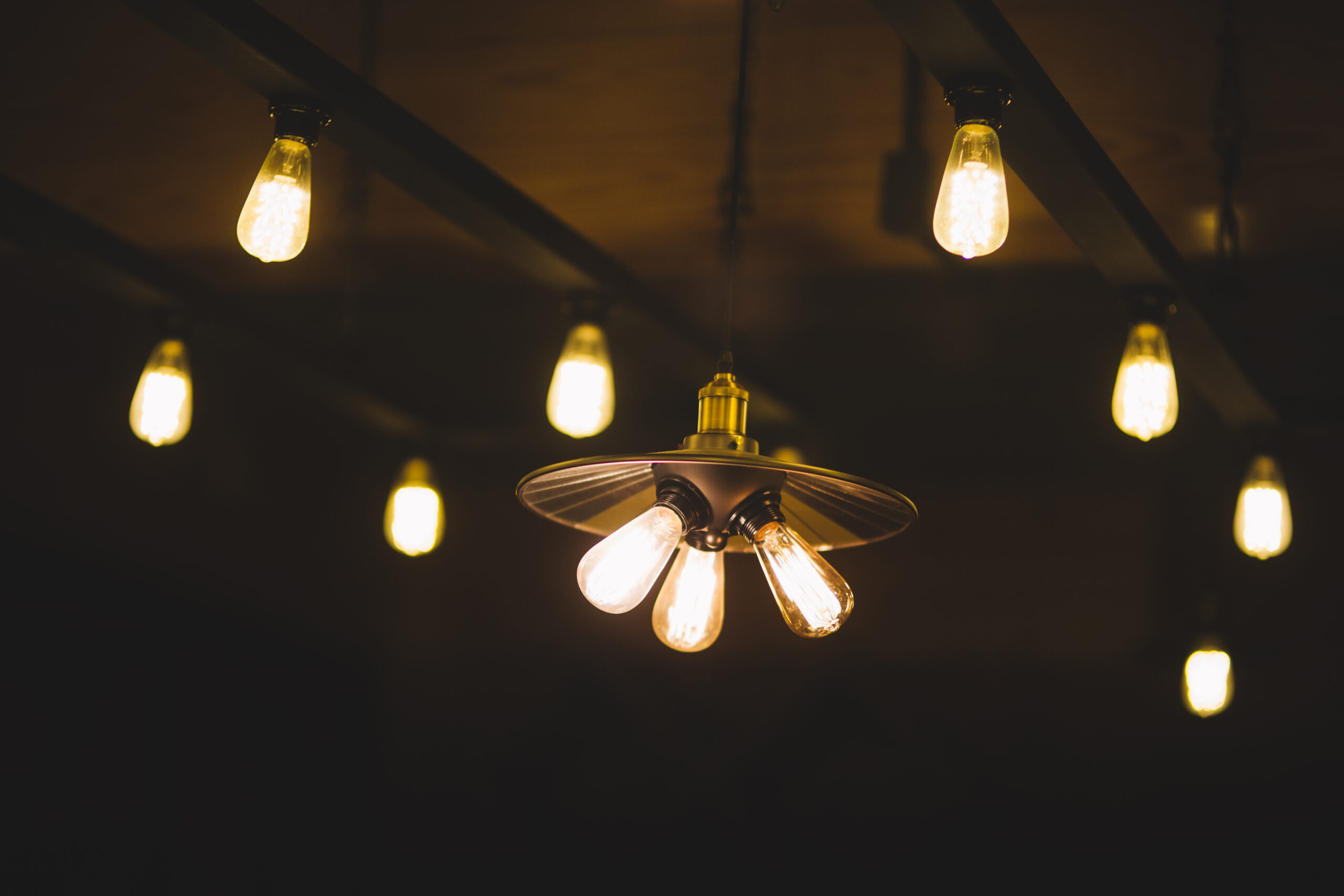 Beautiful retro luxury light lamp decor glowing.Vintage color.soft focus